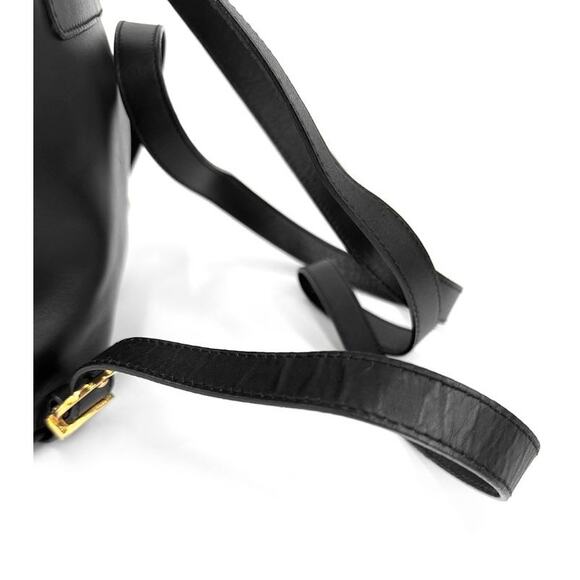 FERRAGAMO Black Double Gancini Backpack A-A26459 - Picture 9 of 10